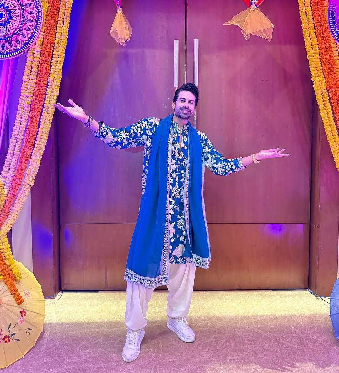 Royal Radiance in Blue — A Celebration of Culture💙only kurta